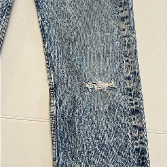 VINTAGE 80’s LEVI’S 501 MADE IN USA ACID WASH GRUNGE DENIM JEANS - Picture 4 of 16